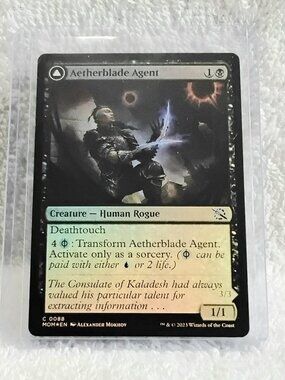 5/$20 Mint 2023 MTG Aetherblade Agent C Foil Card 0088 Deckmaster!!